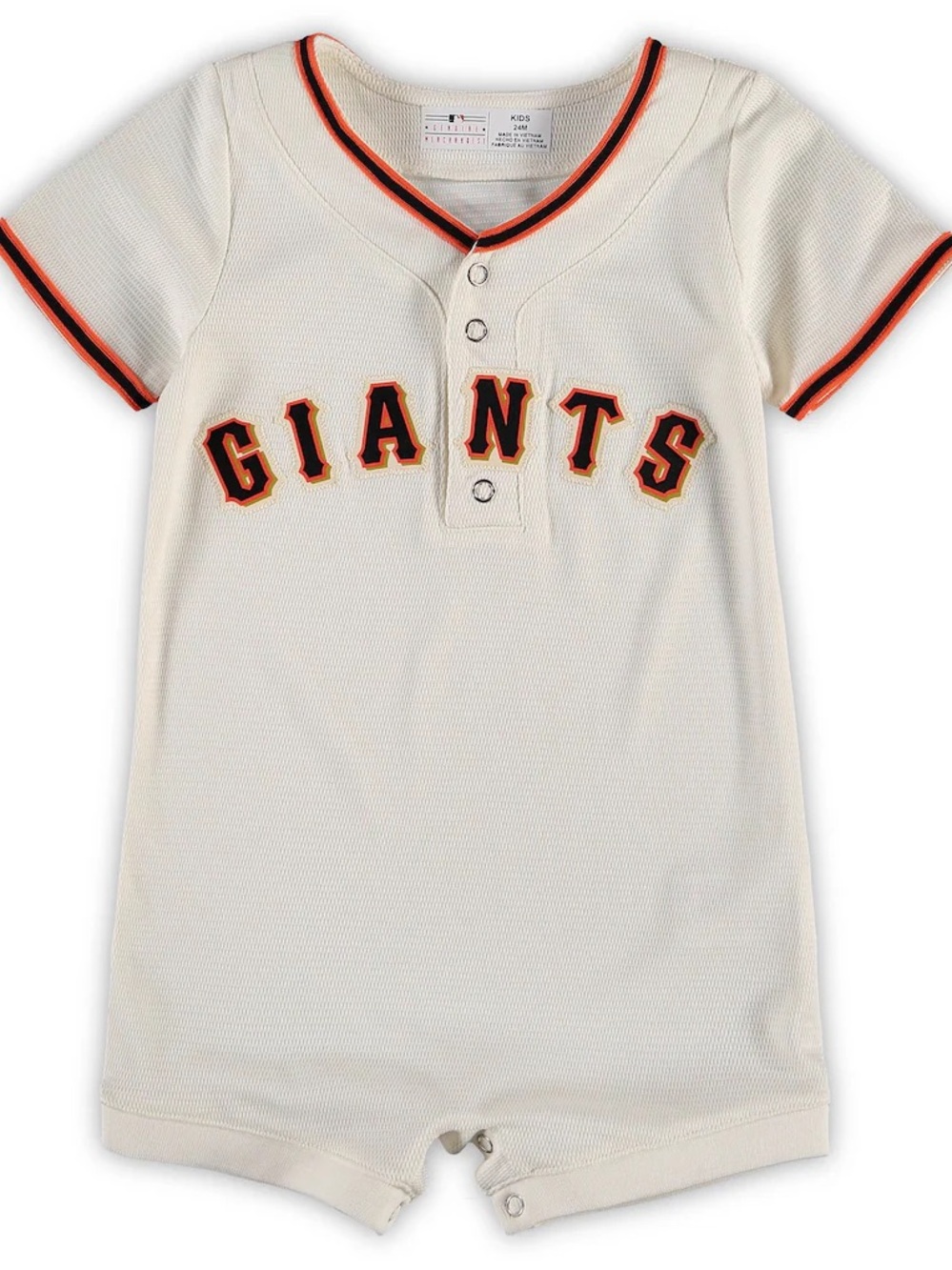 San Francisco Giants Baby Baseball Romper Majestic size 24 m